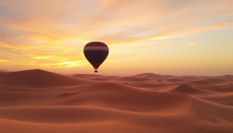 Hot air balloon ride Dubai