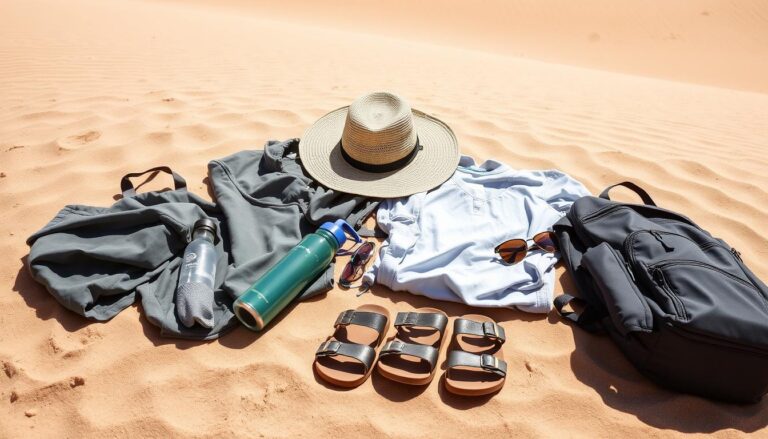 Budget safari preparation, affordable desert gear, cheap safari packing Dubai