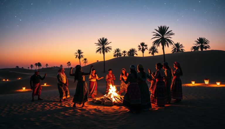 Live cultural performances desert safari