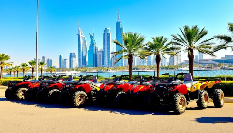 Quad Biking Tour Pickup Near Jumeirah Lake Towers Dubai