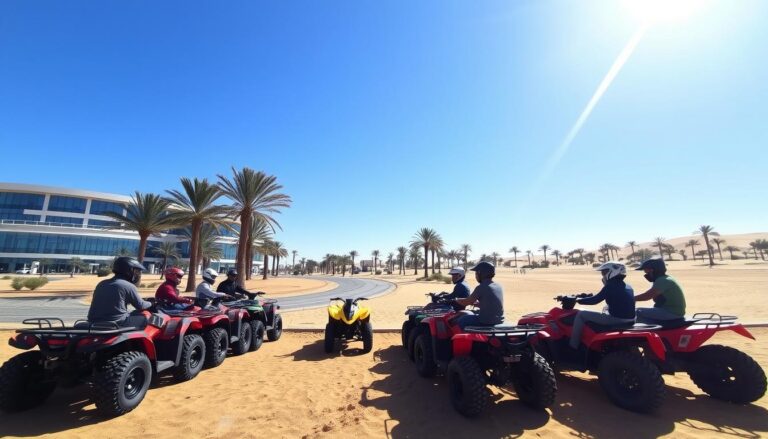 Quad Biking Tour Pickup Near Jumeirah Village Circle Dubai