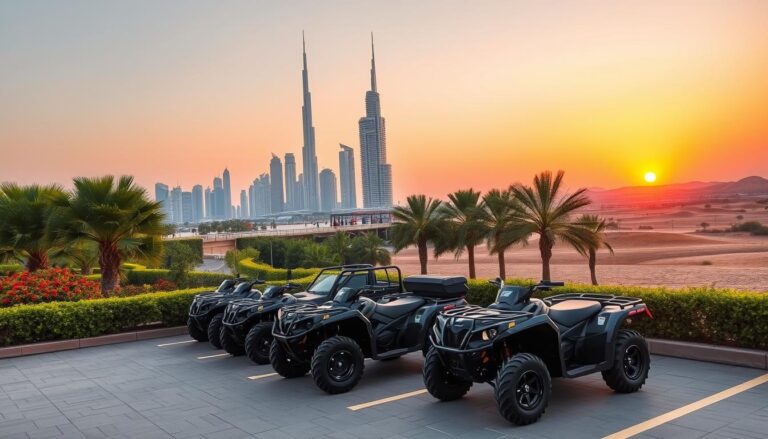 Quad Biking Tour Pickup Near The Greens Dubai