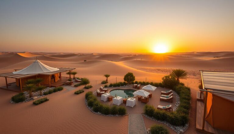 luxury eco safaris Dubai,Production City sustainable tours,high-end green safari