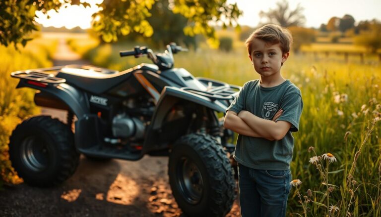 Can a 13 year old drive a quad bike?