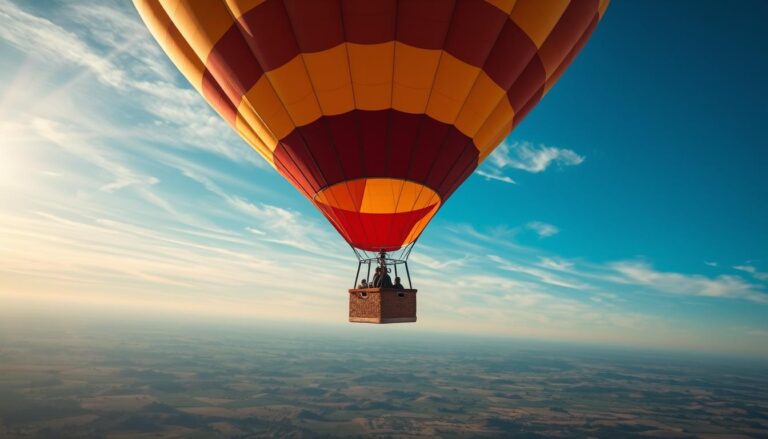How far up can you go in a hot air balloon?