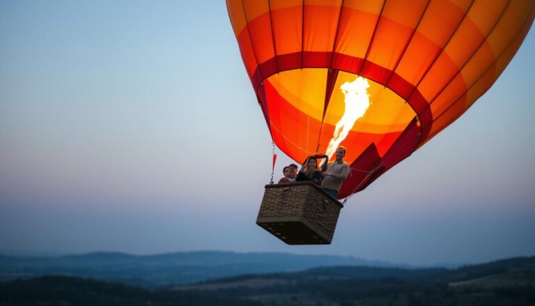 How long can you stay in a hot air balloon?
