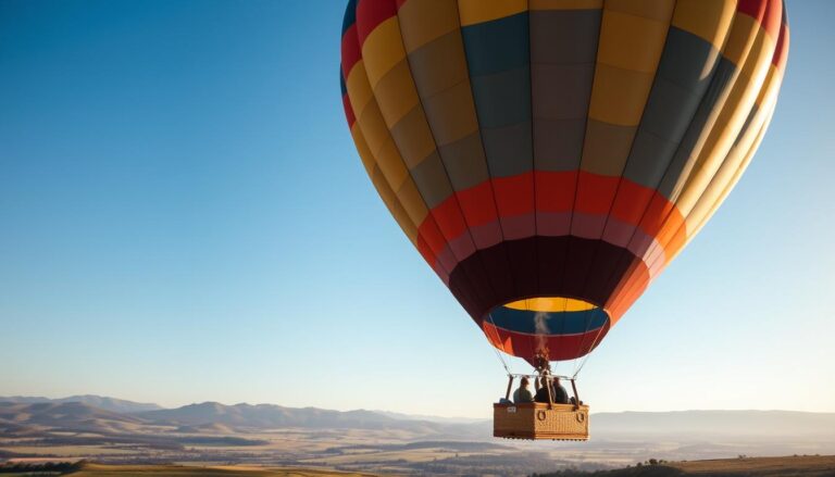 How long do you stay up in a hot air balloon?