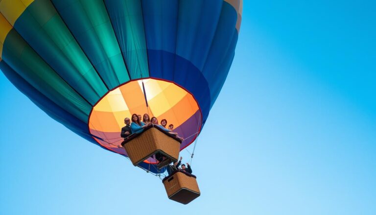 How many passengers can fit in a hot air balloon?