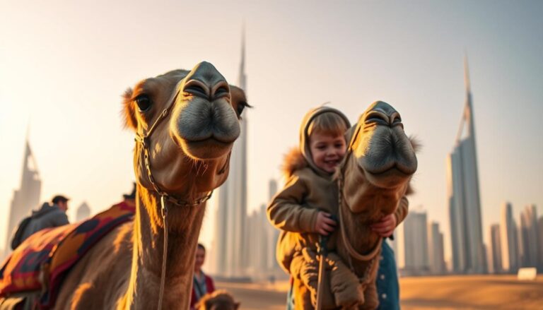 How old do you have to be to ride a camel in Dubai?