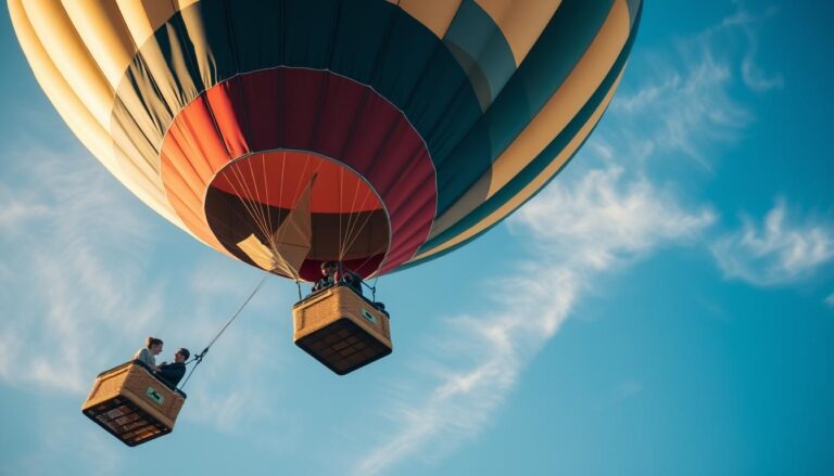 What happens if a hot air balloon goes too high?