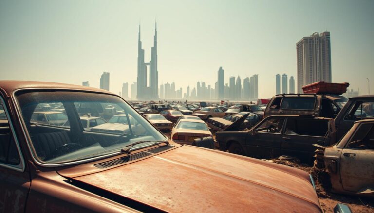 What happens to old cars in Dubai?